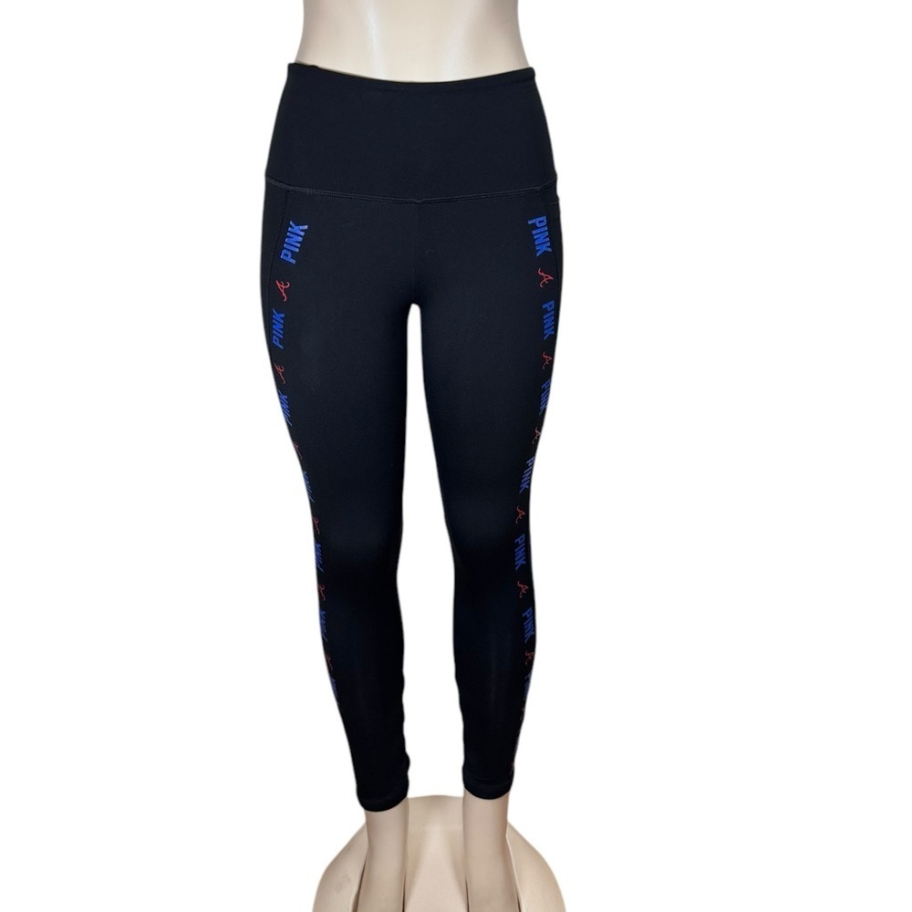 PINK VICTORIA’S SCRET  NEW ERA.  Black and Blue Leggings High Waist